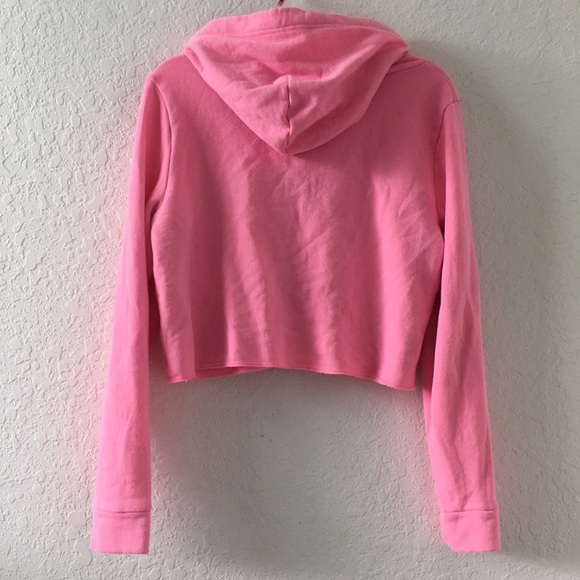 Women PINK Victoria’s Secret Crop hoodie size S - Picture 3 of 5